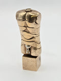 Miguel Ortiz Berrocal mini David secret ring sculpture puzzle shown assembled.