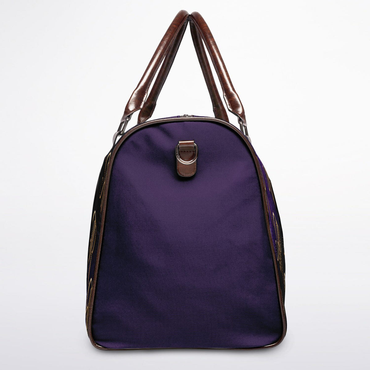 angled studio shot displaying handles and zipper details