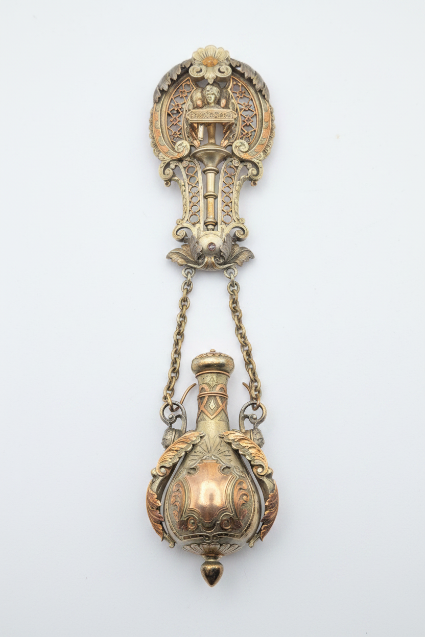 Magnificent Victorian Gold Chatelaine – Enhanced