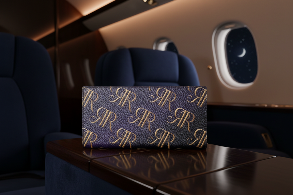 Royal Regency Wallet — Private Jet Night