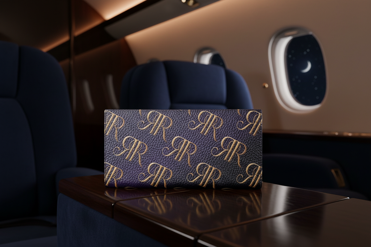 Royal Regency Wallet — Private Jet Night