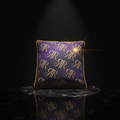 RR Cushion — Black Marble Cartier Scene