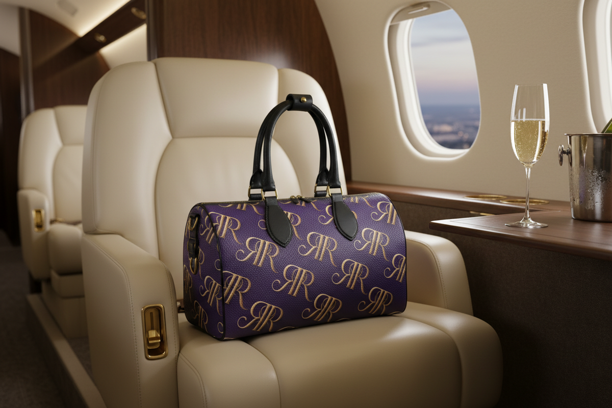 RR Premium Leather Duffle — Private Jet