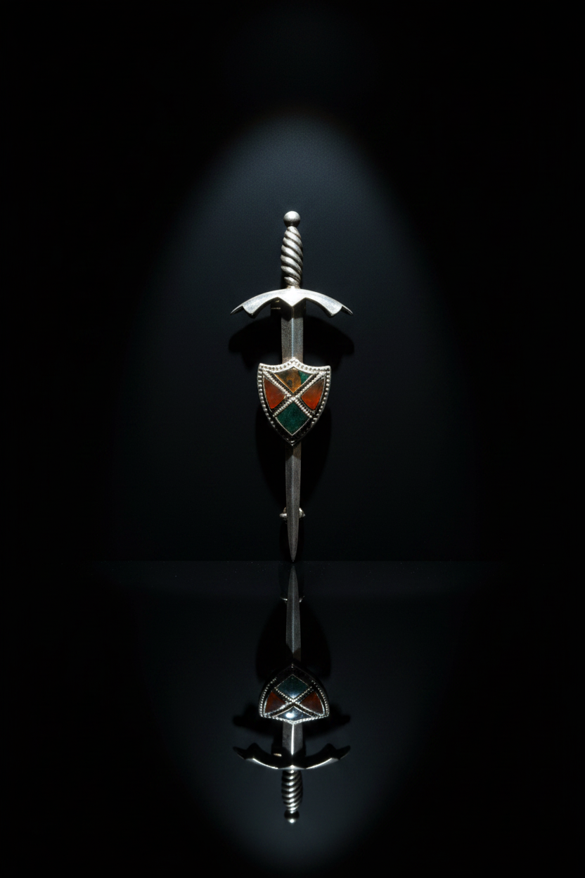Scottish Bloodstone Brooch Cartier