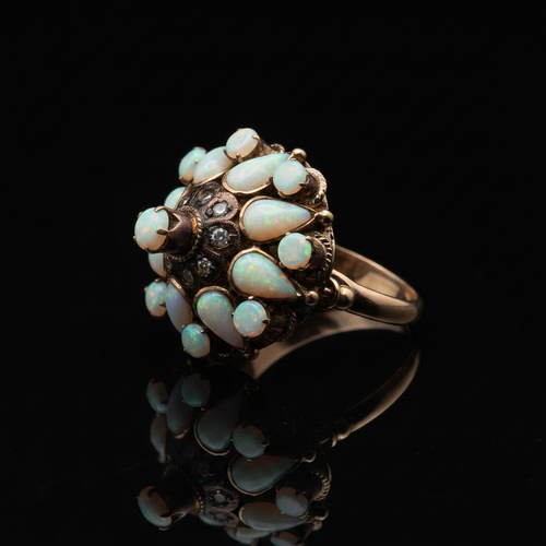 Thai Princess Opal Ring - Full Band Lit